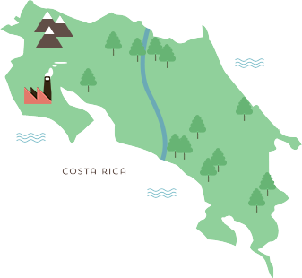 illustration Costa Rica